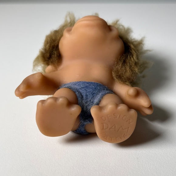 Vintage 1965 Thomas Dam Baby Monkey Troll Doll RARE VHTF (B9) - Picture 7 of 16